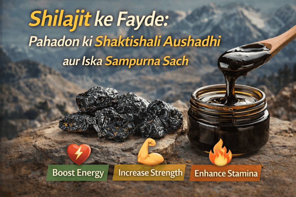 Shilajit ke Fayde: Power aur Immunity badhane ka sabse asardaar tarika