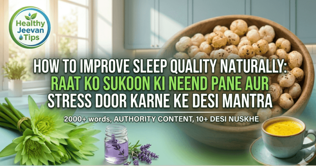 How to Improve Sleep Quality Naturally Hindi