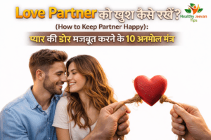 सफेद बैकग्राउंड पर एक कपल की इमेज जिसमें लड़का और लड़की खुश नजर आ रहे हैं, साथ में दिल (हार्ट) का प्रतीक दिखाया गया है जो प्यार और रिश्ते को दर्शाता है