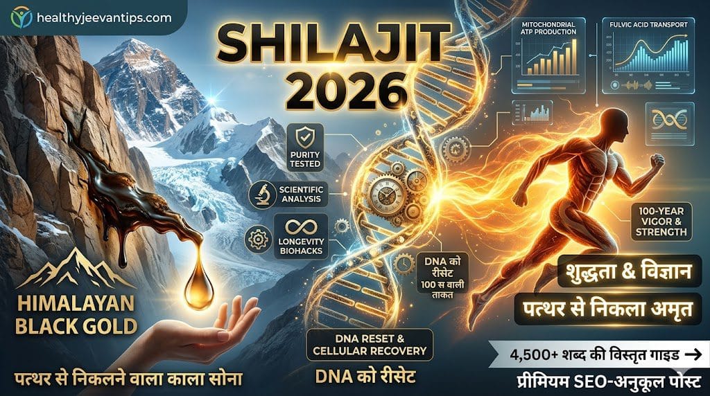 Shilajit 2026: हिमालय के शुद्ध शिलाजीत का वैज्ञानिक विश्लेषण और डीएनए रीसेट गाइड